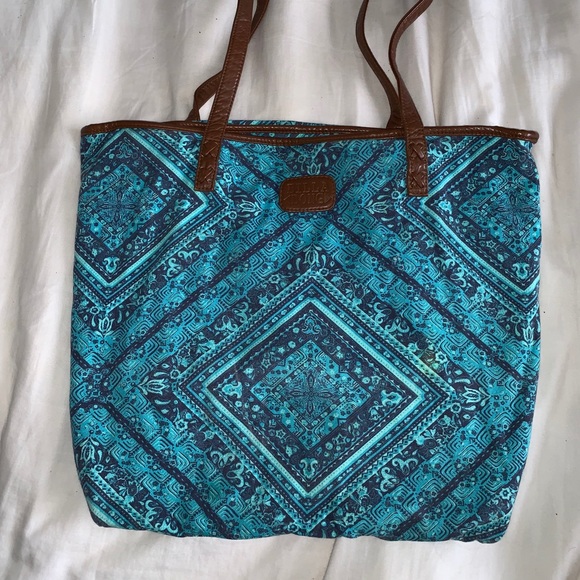 Billabong Handbags - Billabong Blue Beach Bag (Large) Billabong Handbags - Billabong Blue Beach Bag (Large)